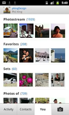 Flickr android App screenshot 0